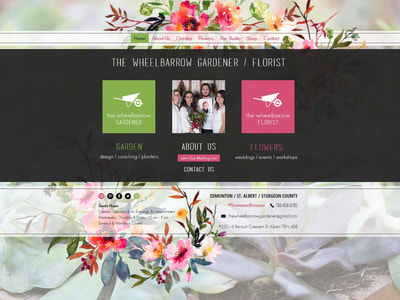 Lilian Chua - Website Design & Customization - The Wheelbarrow Gardener/Florist